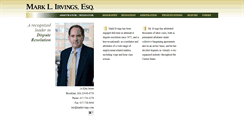Desktop Screenshot of markirvings.com